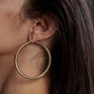 Gold Hoop Earrings